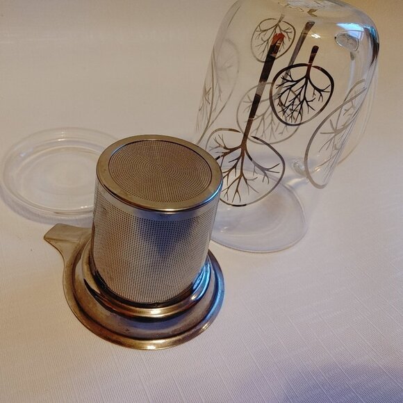 BEAUTIFUL Davids Tea Glass Nordic Mug with Lid and Strainer Davids Tea L… - Picture 7 of 7